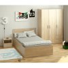 Postel s roštem DOLI 120x200 (odstín dub craft zlatý)