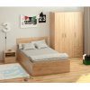 Postel s roštem DOLI 120x200 (odstín dub craft zlatý)