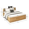 Postel s roštem DOLI 160x200 (odstín dub craft zlatý)