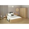 Postel s roštem DOLI 160x200 (odstín dub craft zlatý)
