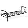 Postel jednolůžková BED-1900 kov (Barva černá)