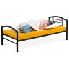 Postel jednolůžková BED-1900 kov (Barva černá)