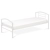 Postel jednolůžková BED-1900 kov (Barva černá)