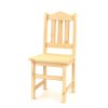 Židle celodřevěná MILUŠE B161 (Povrchová úprava Borovice)