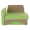 Rozkládací křeslo KUBOŠ levé (Barva zelená/béžová, Provedení levé)