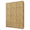 Praktická skříň do ložnice – GERI NEW (Barva dub artisan)
