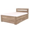 Postel s úložným prostorem FABIE (Dekor olše, Šíře matrace 140 cm, Úchytka standard)