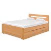 Postel s úložným prostorem FABIE (Dekor olše, Šíře matrace 140 cm, Úchytka standard)