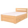 Postel s úložným prostorem FABIE (Dekor olše, Šíře matrace 140 cm, Úchytka standard)