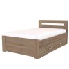 Postel s úložným prostorem FABIE (Dekor olše, Šíře matrace 140 cm, Úchytka standard)
