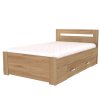 Postel s úložným prostorem FABIE (Dekor olše, Šíře matrace 140 cm, Úchytka standard)