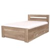 Postel s úložným prostorem FABIE (Dekor olše, Šíře matrace 140 cm, Úchytka standard)