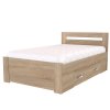 Postel s úložným prostorem FABIE (Dekor olše, Šíře matrace 140 cm, Úchytka standard)