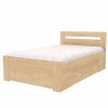 Postel s úložným prostorem FABIE (Dekor olše, Šíře matrace 140 cm, Úchytka standard)