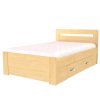 Postel s úložným prostorem FABIE (Dekor olše, Šíře matrace 140 cm, Úchytka standard)