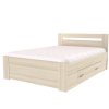 Postel s úložným prostorem FABIE (Dekor olše, Šíře matrace 140 cm, Úchytka standard)