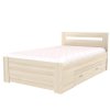 Postel s úložným prostorem FABIE (Dekor olše, Šíře matrace 140 cm, Úchytka standard)