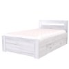 Postel s úložným prostorem FABIE (Dekor olše, Šíře matrace 140 cm, Úchytka standard)