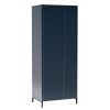 Šatní skříň na nohách 2D ODEON (Barva indigo)