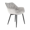 Designové křeslo FEDRIS (Barva světlešedá)