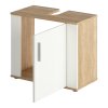 Skříňka pod umyvadlo LESSY NEW 02 (Barva dub sonoma/matná bílá)