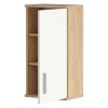 Koupelnová závěsná skříňka LESSY NEW 04 (Barva dub sonoma/matná bílá)