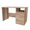 ALFA - psací stůl se zásuvkami, 120x60cm (Dekor olše)