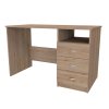 ALFA - psací stůl se zásuvkami, 120x60cm (Dekor olše)