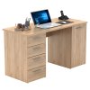 PC stůl EUSTACH (Barva dub artisan)