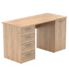 PC stůl EUSTACH (Barva dub artisan)