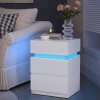 Noční stolek ANT-E1163 WT (Barva Bílá)