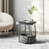 Odkládací stolek AKF-E1028 (Barva Černá)