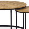 Set 2 ks stolků AF-3002 OAK (Barva Hnědá)