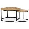 Set 2 ks stolků AF-3002 OAK (Barva Hnědá)