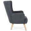 Křeslo, potah tmavě šedá látka AK-311 (Barva šedá)