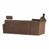 Rozkládací sedací souprava SANTIAGO (Barva hnědá, Provedení levé)