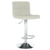Barová stolička KANDY NEW (Barva béžová ekokůže)