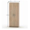Dvoudveřová skříň BETTY 7 BE07-004-00 (Bava dub sonoma)