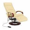 Masážní křeslo ARTUŠ s elektrickým polohováním (Barva béžová)