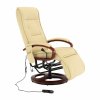 Masážní křeslo ARTUŠ s elektrickým polohováním (Barva béžová)