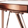 Příruční stolek VALERO (Barva rose gold chrom růžová)