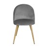 Jídelní židle LAMBDA 3177 šedý samet