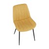Jídelní židle Hazal (Barva žlutá/černá)