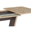 Jídelní stůl rozkládací NIGEL 120x80 (barva dub artisan/bílá mat)