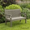 Dřevěná zahradní lavička KOLNA (Barva šedá)