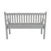 Dřevěná zahradní lavička KOLNA (Barva šedá)