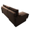 Rozkládací sedací souprava BLEKY ROH (Barva hnědá, Provedení levá)