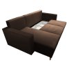 Rozkládací sedací souprava BLEKY ROH (Barva hnědá, Provedení levá)
