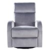 Čalouněné křeslo rozkládací OLIMP (barva velvet šedá)