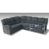 Rozkládací rohová sedačka LANZAROTE (Vyberte si umístění rohu: roh na pravé straně, potah berlin new 03)